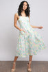 Mettie Button-Front Dress – Berry Spritzer